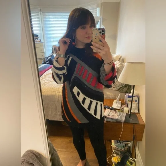 Koché Patchwork Oversized Sweater size medium